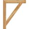 Ekena Millwork Traditional Block Rough Sawn Bracket, Western Red Cedar, 4"W x 30"D x 38"H BKT04X30X38TRA05RWR - alternate 2